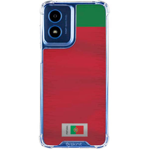 Portugal Soccer Flag Moto G Play 4G (2024) Clear Case
